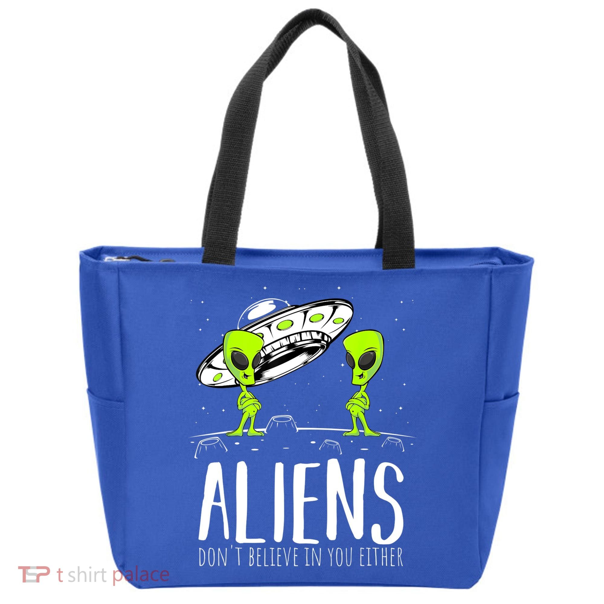 Funny Aliens Space Planets Stars Science Fans Lover Tote Bag