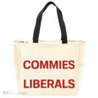 Funny Anti Socialist Communist Pro America Patriotic Tote Bag thumb 0