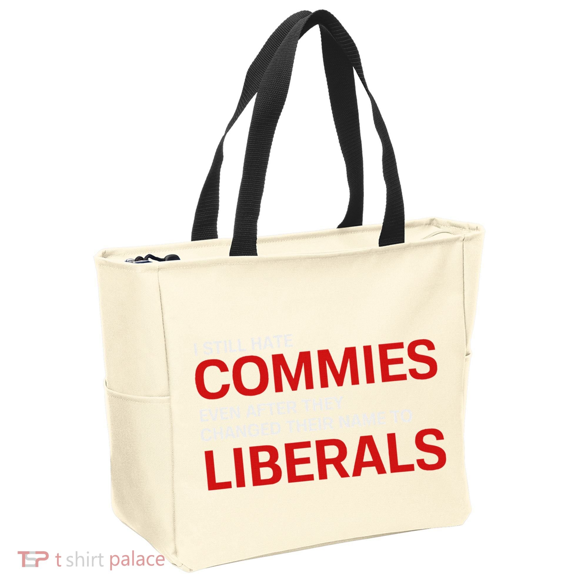 Funny Anti Socialist Communist Pro America Patriotic Tote Bag
