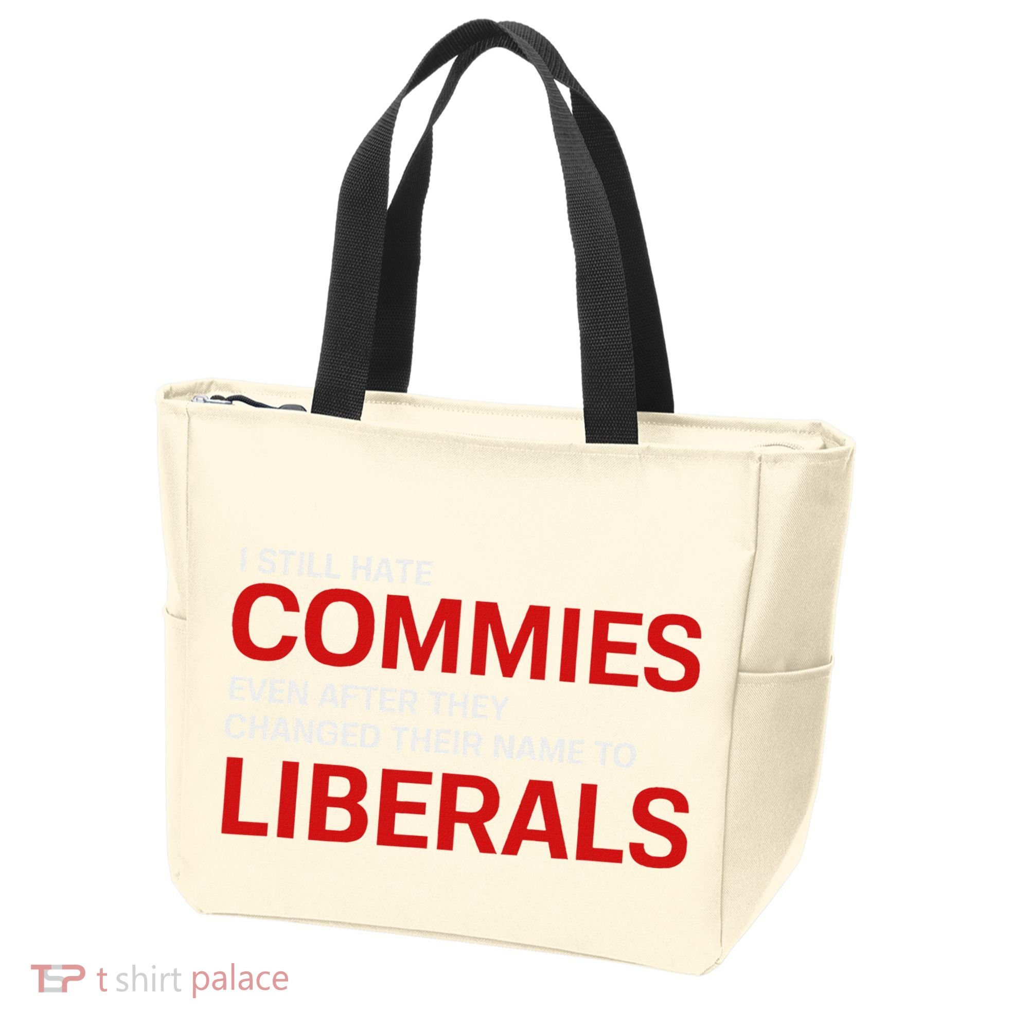 Funny Anti Socialist Communist Pro America Patriotic Tote Bag