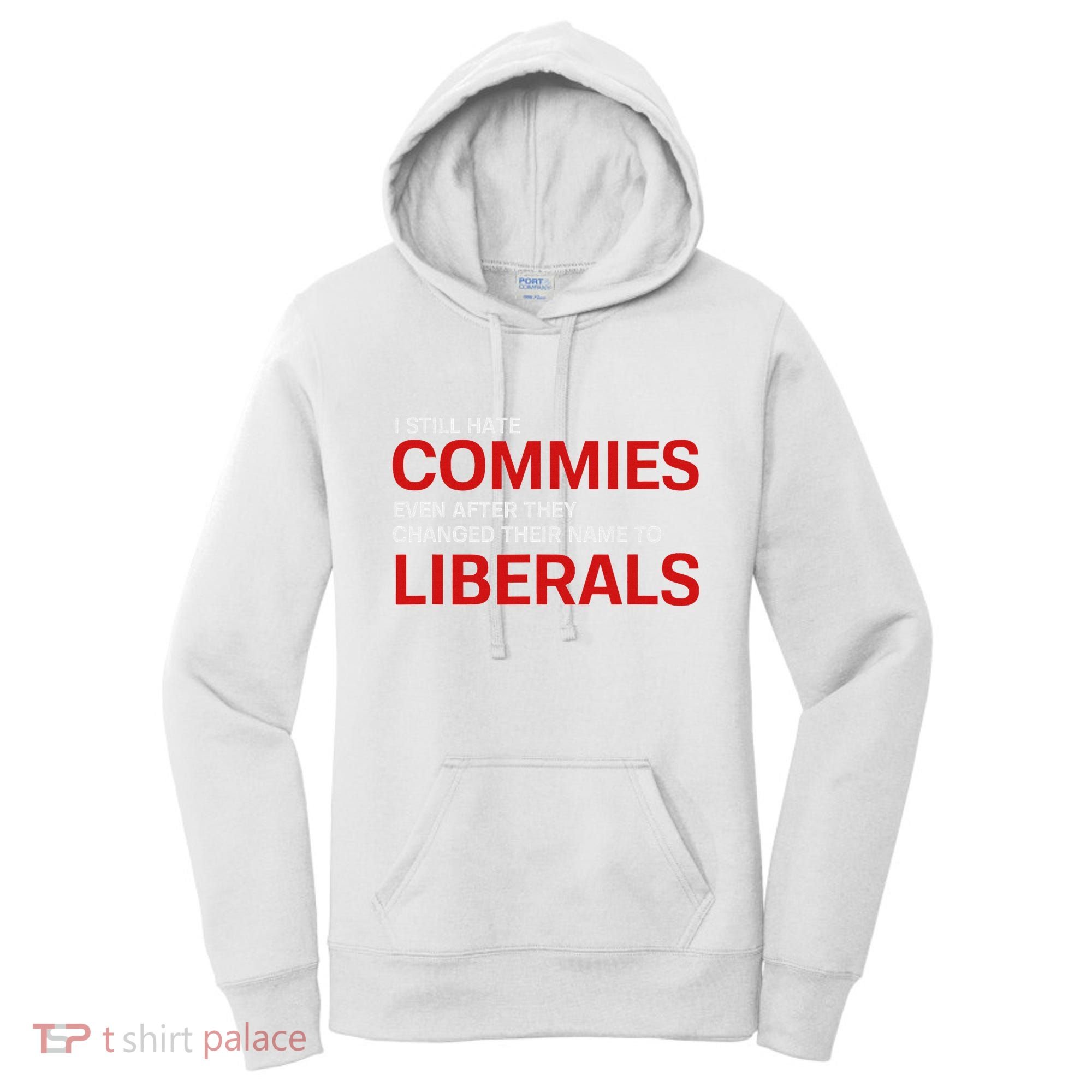 Funny Anti Socialist Communist Pro America Patriotic Women's Hoodie