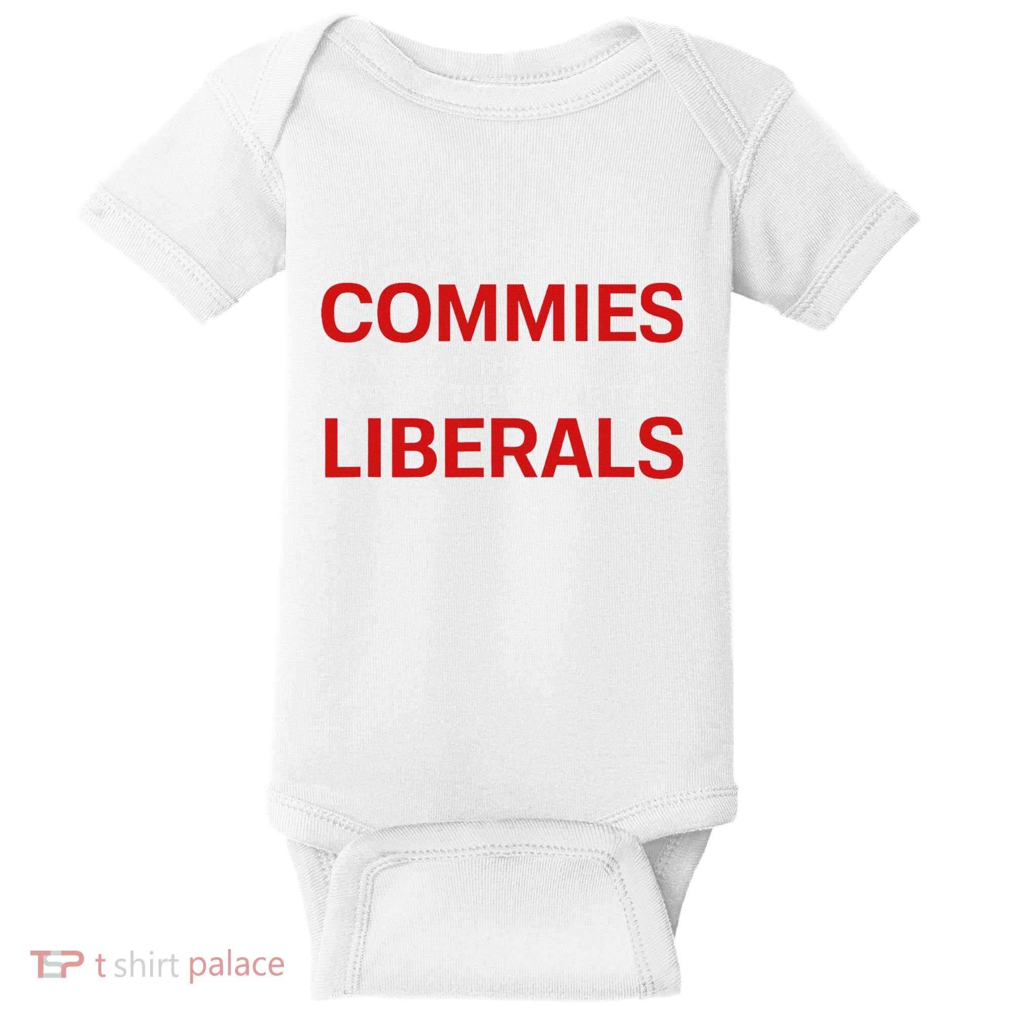 Funny Anti Socialist Communist Pro America Patriotic Baby Bodysuit