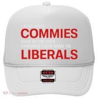 Funny Anti Socialist Communist Pro America Patriotic Hat thumb 0