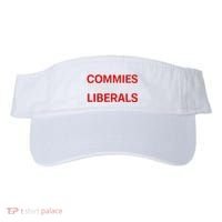 Funny Anti Socialist Communist Pro America Patriotic Visor thumb 0