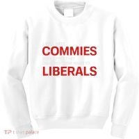 Funny Anti Socialist Communist Pro America Patriotic Kids Sweatshirt thumb 0