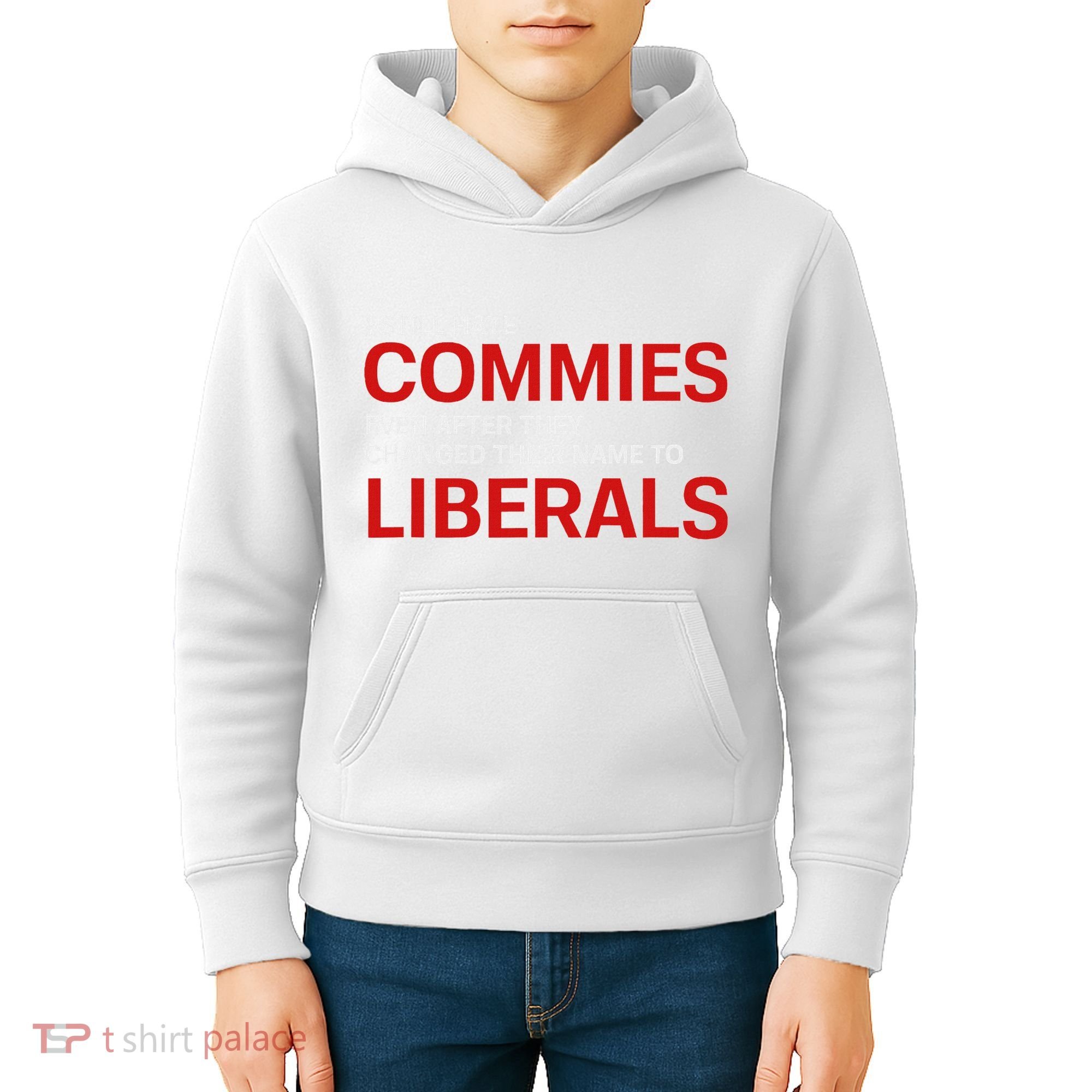 Funny Anti Socialist Communist Pro America Patriotic Kids Hoodie