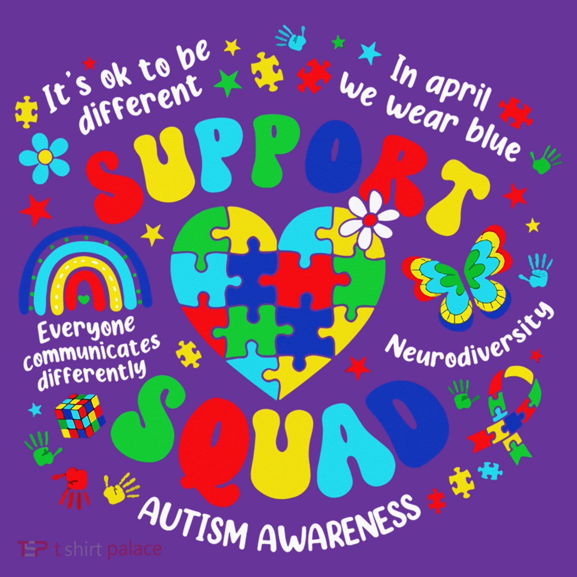 Family Autism Support Squad Autism Awareness Sped Teacher Mousepad