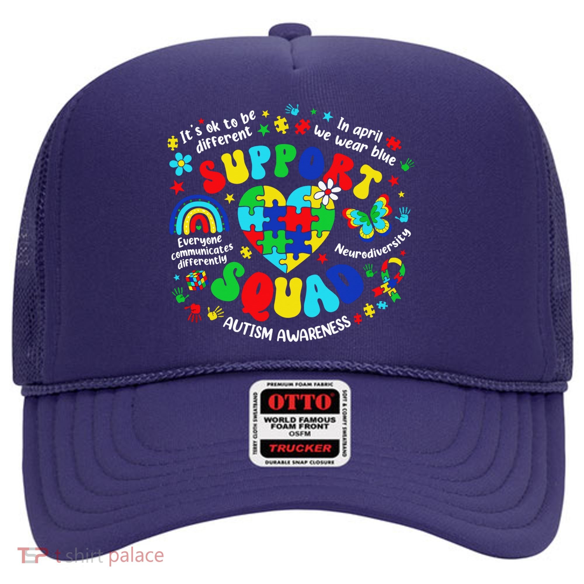 Family Autism Support Squad Autism Awareness Sped Teacher Hat