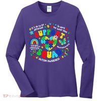 Family Autism Support Squad Autism Awareness Sped Teacher Women's Long Sleeve Shirt thumb 0