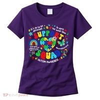 Family Autism Support Squad Autism Awareness Sped Teacher Women's T-Shirt thumb 0