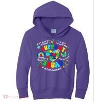 Family Autism Support Squad Autism Awareness Sped Teacher Kids Hoodie thumb 0