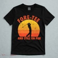 ForeTee And Still On Par Funny 40th Birthday Golfer T-Shirt thumb 5