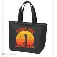 ForeTee And Still On Par Funny 40th Birthday Golfer Tote Bag thumb 3
