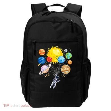Funny Astronaut Space Balloon Planet Science Solar System Backpack