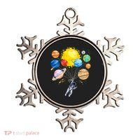 Funny Astronaut Space Balloon Planet Science Solar System Ornament thumb 0