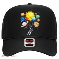 Funny Astronaut Space Balloon Planet Science Solar System Hat thumb 0
