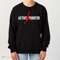 Funny Active Shooter Basketball Lovers sarcasm Women's Sweatshirt thumb 0