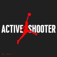 Funny Active Shooter Basketball Lovers sarcasm Five-Panel Snapback Cap thumb 2