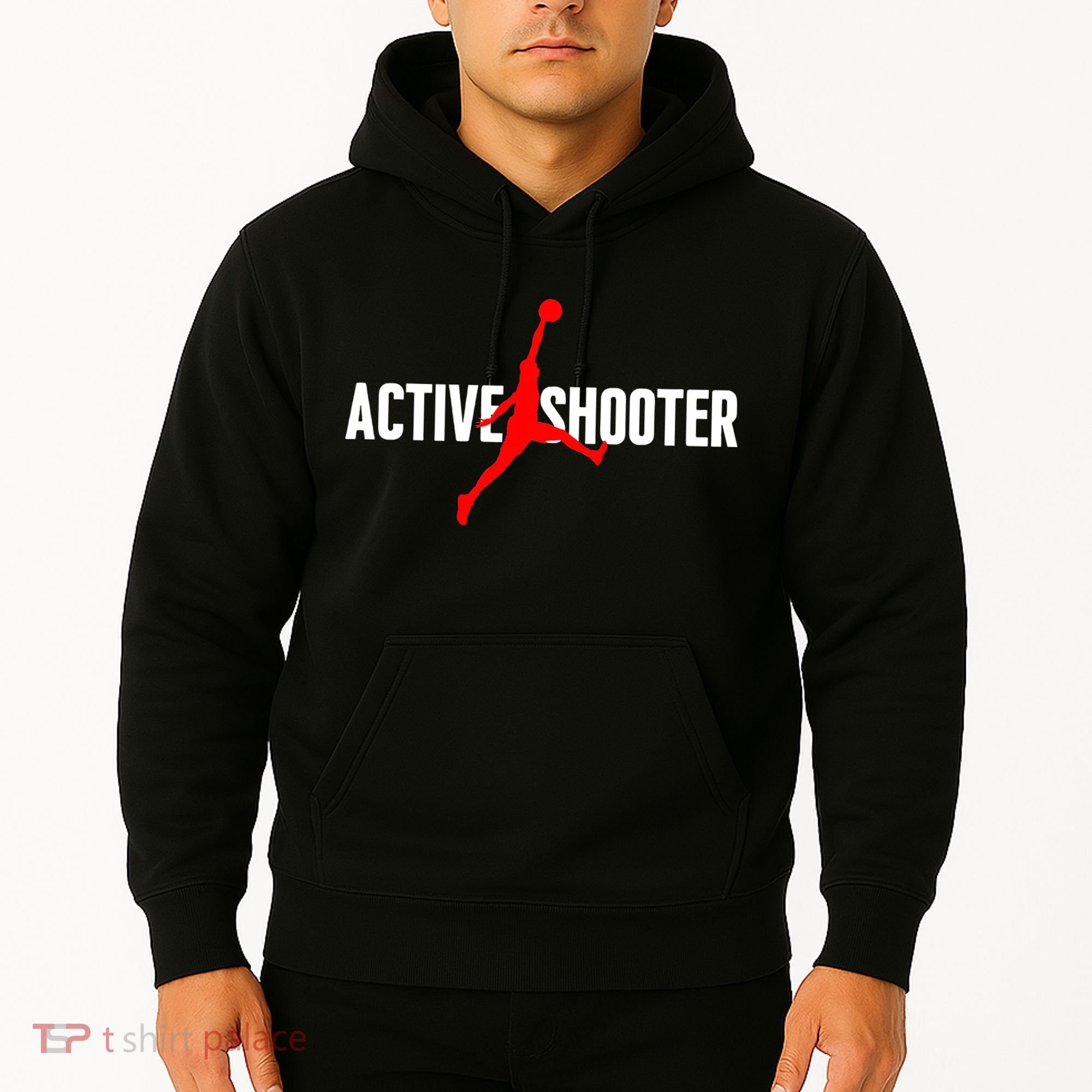 Funny Active Shooter Basketball Lovers sarcasm Hoodie