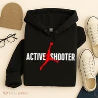 Funny Active Shooter Basketball Lovers sarcasm Hoodie thumb 4