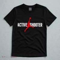 Funny Active Shooter Basketball Lovers sarcasm T-Shirt thumb 5
