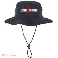 Funny Active Shooter Basketball Lovers sarcasm Bucket Hat thumb 0