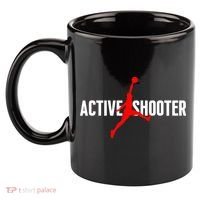 Funny Active Shooter Basketball Lovers sarcasm 11oz C Handle Ceramic Mug thumb 2