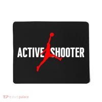 Funny Active Shooter Basketball Lovers sarcasm Mousepad thumb 0