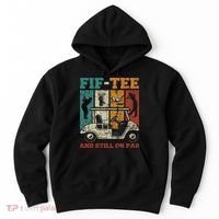 Fif And Still On Par 50th Birthday Golf 50 Year Old Hoodie thumb 0