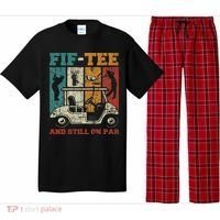 Fif And Still On Par 50th Birthday Golf 50 Year Old Pajama Set thumb 0