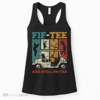 Fif And Still On Par 50th Birthday Golf 50 Year Old Women's Tank Top thumb 0