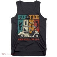 Fif And Still On Par 50th Birthday Golf 50 Year Old Tank Top thumb 0