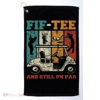 Fif And Still On Par 50th Birthday Golf 50 Year Old Golf Towel thumb 0
