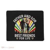 Father And Son Best Friends For Life Autism Awareness Mousepad thumb 0