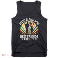 Father And Son Best Friends For Life Autism Awareness Tank Top thumb 0