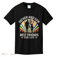 Father And Son Best Friends For Life Autism Awareness Kids T-Shirt thumb 0