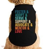 Foster Adopt Serve Support Advocate Mentor Love Adoption Doggie Tank thumb 0