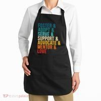 Foster Adopt Serve Support Advocate Mentor Love Adoption Apron thumb 2