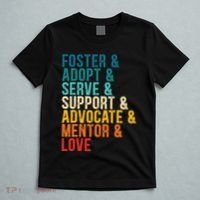 Foster Adopt Serve Support Advocate Mentor Love Adoption T-Shirt thumb 5
