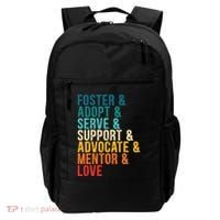 Foster Adopt Serve Support Advocate Mentor Love Adoption Backpack thumb 0