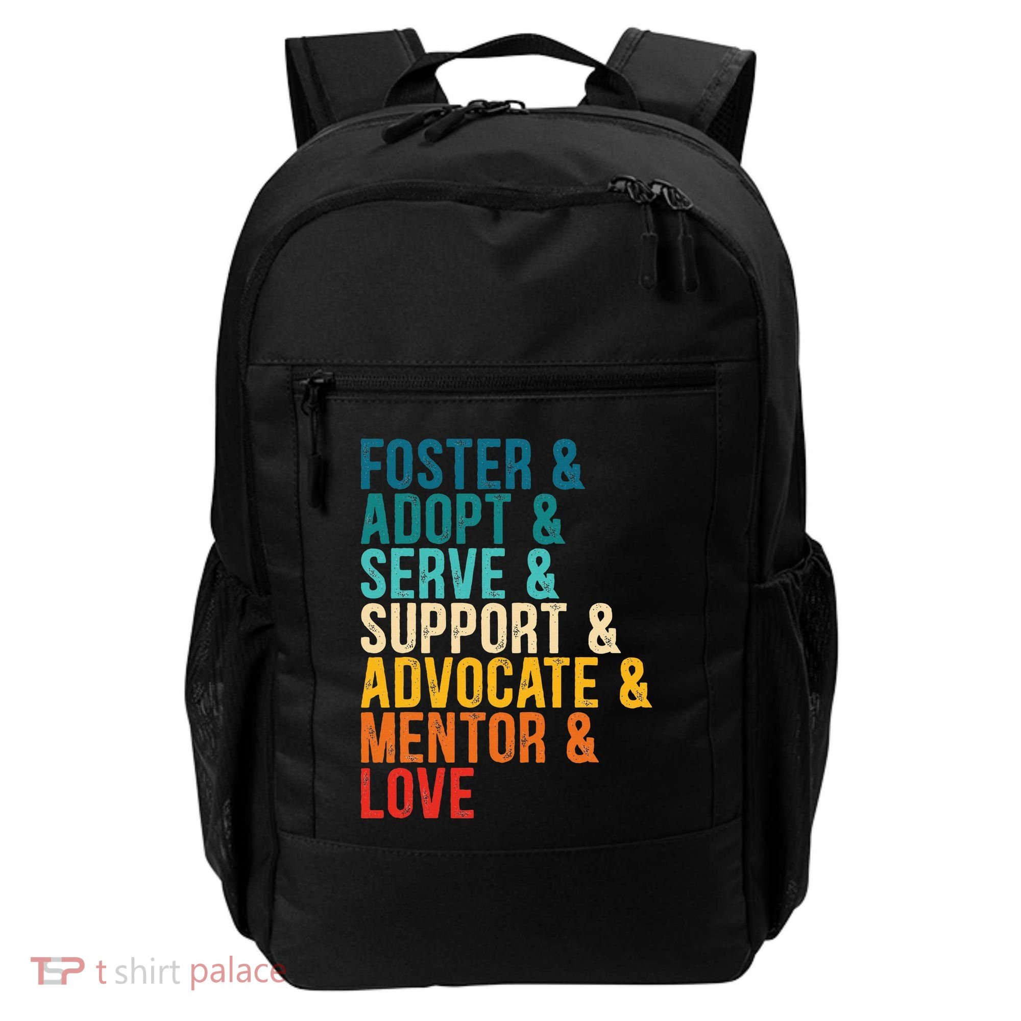 Foster Adopt Serve Support Advocate Mentor Love Adoption Backpack