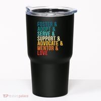 Foster Adopt Serve Support Advocate Mentor Love Adoption Tumbler thumb 0