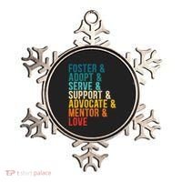 Foster Adopt Serve Support Advocate Mentor Love Adoption Ornament thumb 0