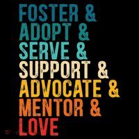 Foster Adopt Serve Support Advocate Mentor Love Adoption Ornament thumb 1