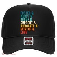 Foster Adopt Serve Support Advocate Mentor Love Adoption Hat thumb 0