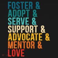 Foster Adopt Serve Support Advocate Mentor Love Adoption Toddler Hoodie thumb 2
