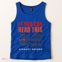 Funny Airsoft Sniper  You've Already Been Hit Player Squad  Tank Top thumb 2