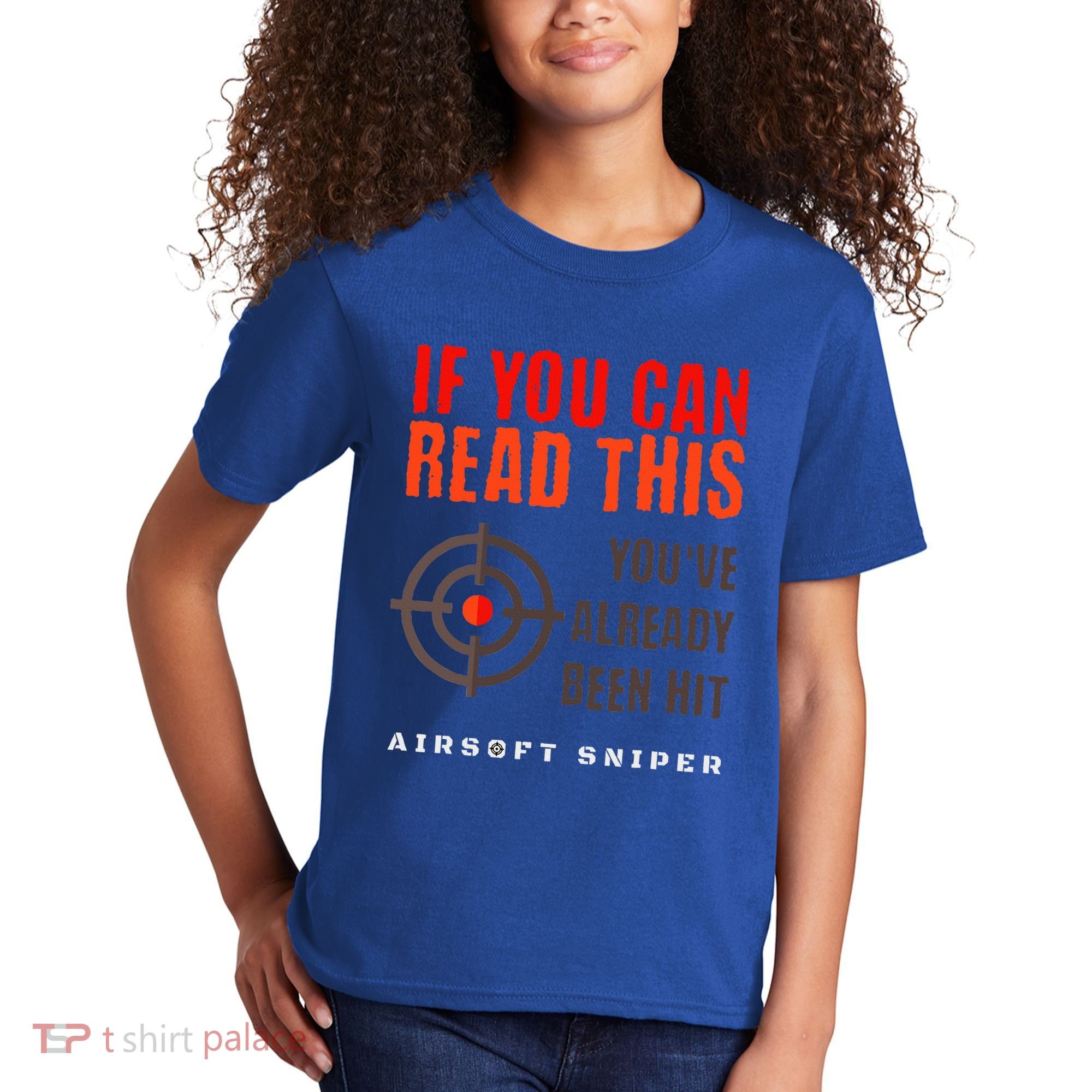 Funny Airsoft Sniper  You've Already Been Hit Player Squad  Kids T-Shirt