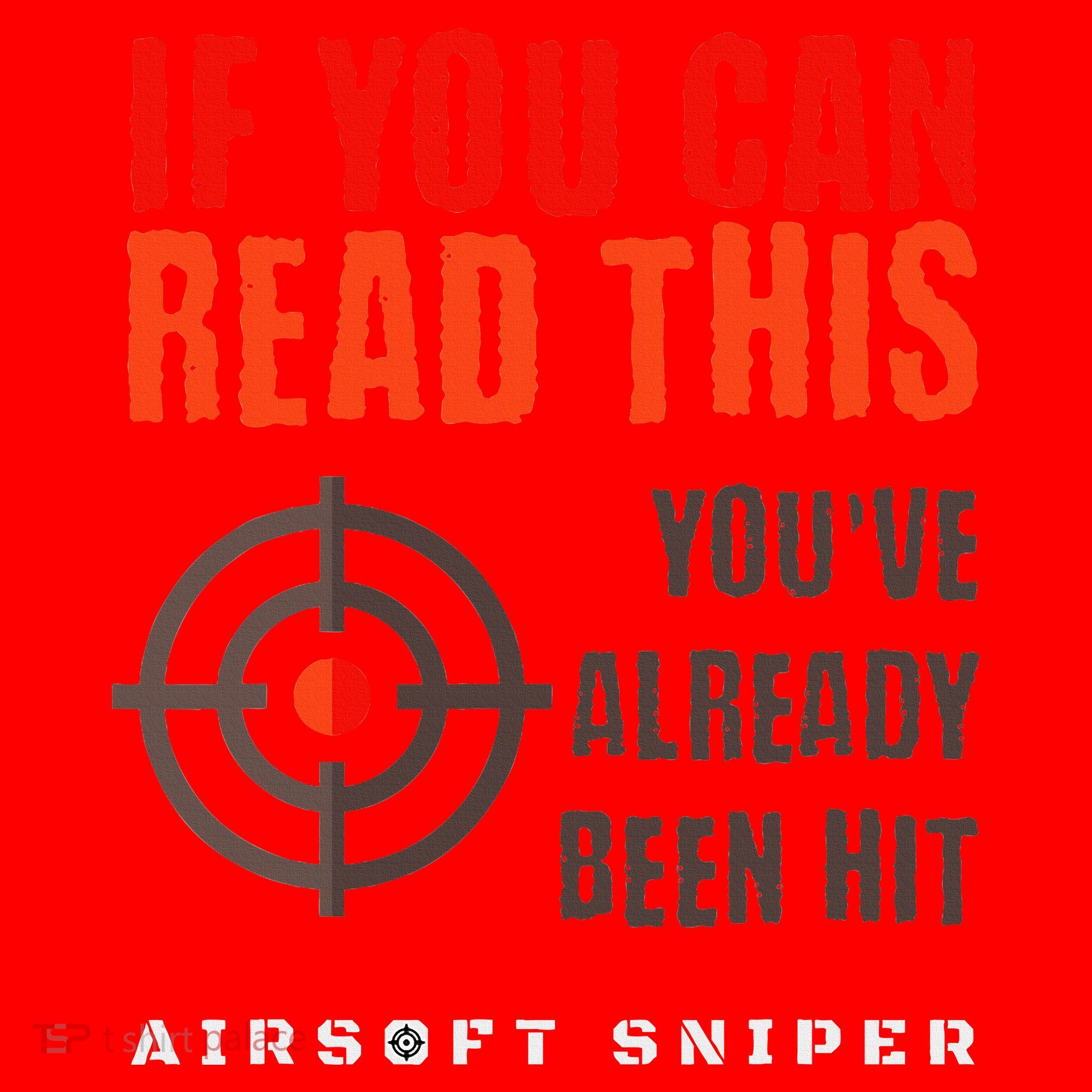 Funny Airsoft Sniper  You've Already Been Hit Player Squad  Santa Hat