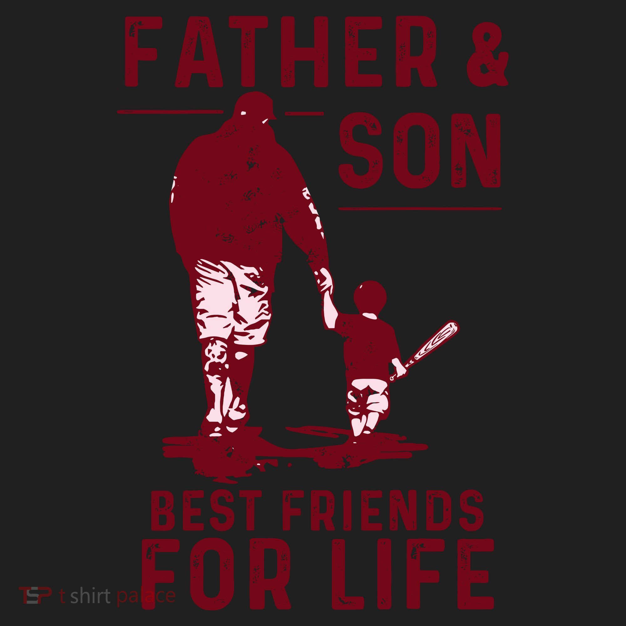 Father And Son Best Friends For Life Baseball Player Dad Son Beanie